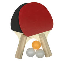 Ракетка для настольного тенниса с резиновым покрытием, набор ракеток для тренировок для пинг-понга для начинающих 2024 - купить недорого