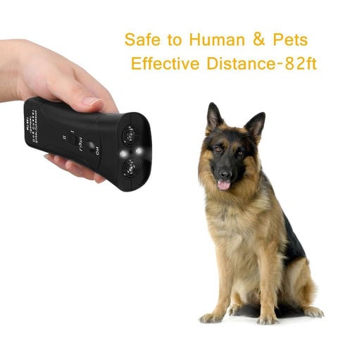 Ультразвуковой Отпугиватель против лай собачий тренажер светодиодный контроль 3 в 1 антилай Стоп лай устройство для обучения собак 2022 - купить недорого