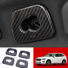 carbon fiber abs car roof hook trims cover decoration for volvo xc90 xc60 2016 2017 2018 2019 2020 2021 2022 accessories auto 2024 - buy cheap