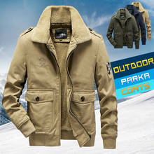 Chaqueta Bomber de lana para hombre, abrigo de Piloto Militar, chaqueta cálida de vuelo, chaquetas del ejército, invierno, 2021 2024 - compra barato