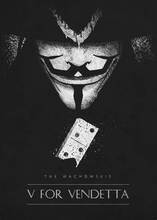 Más estilo Vintage clásico película V para Vendetta arte película impresión seda póster decoración de la pared del Hogar 24x36 pulgadas 2024 - compra barato