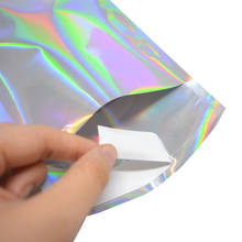 100pcs Laser Self Sealing Plastic Envelopes Mailing Storage Bags Holographic Gift Jewelry Poly Adhesive Courier Packaging Bags 2024 - buy cheap