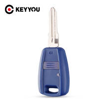 Keyyou capa de chave remota sem corte, com 1 botão, para fiat stilo punto seicento, estojo para chave de carro sem chip gt15r 2024 - compre barato