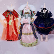 Roupas de boneca dream fairy d, roupas para bonecas adequadas para 1/6 articulação bola, acessórios de boneca de brinquedo não inclui corpo 2024 - compre barato