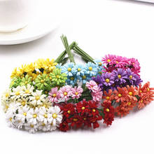 100pcs 1cm Mini Artificial Silk Sunflowers Fabric Gerbera Daisy Bouquet For DIY Wreath Gift Box Scrapbooking Wedding Accessories 2024 - buy cheap
