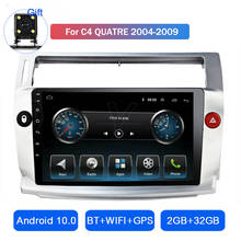 Android 10 GPS Navigation Touchscreen Quad-core Car Radio Autoradio 2G+32G for Citroen C4 Quatre 2004 2005 2006 2007 2008 2009 2024 - buy cheap