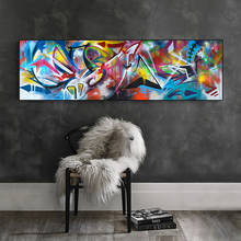 Abstract Wall Art Painting Street Graffiti Canvas Painting Posters and Prints Wall Picture for Living Room Cuadros Home Decor 2024 - buy cheap