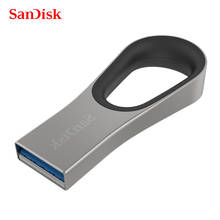 Sandisk-pen drive metálico, original, com capacidade de memória 64gb ou 100% gb de armazenamento, até 3.0 mb/s 2024 - compre barato