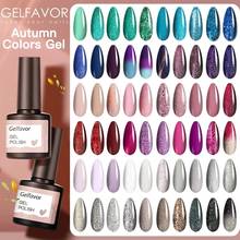 Gelfavor Nail Gel Polish Semi-permanent UV LED Lamp Glitter For Manicure Set Nail Art Nail Base Top Coat Gel lacquer Varnishes 2024 - купить недорого