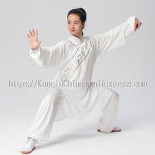 Одежда в китайском стиле Tai chi костюм для единоборств taiji наряд wushu Униформа Qigong одежда для мужчин, женщин, девочек, мальчиков и взрослых, унисекс 2024 - купить недорого