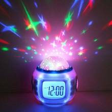 LED Digital Alarm Clock Snooze Starry Star Glowing For Children Baby Room Calendar Thermometer Night Light Projector Alarm Clock 2024 - buy cheap