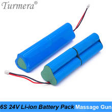 Bateria de lítio recarregável 6s1p para pistola de massagem, 24v 3400mah, bateria de substituição e chave de fenda para uso turmera 2024 - compre barato