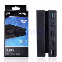 OOTDTY 5 портов USB 3,0 2,0 концентратор Расширение высокоскоростной адаптер для sony Playstation 4 PS4 2024 - купить недорого