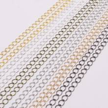 5m 10m/lot Necklace Extender Chain Long Open Link Ring Extended&Extension Tails Chain For DIY Jewelry Making Finding Accessories 2024 - buy cheap