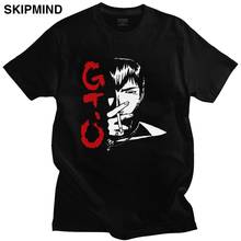 Engraçado anime grande professor onizuka t camisa masculina manga curta gto manga tshirt o-pescoço algodão camisetas japão eikichi camiseta roupas 2024 - compre barato