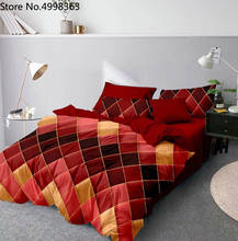 Luxury Duvet Cover Set Geometric Pattern Quilt Cover Set with Pillowcase Single Double Queen King Size Bed Linen Set 2024 - buy cheap