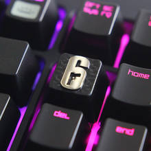 Keyboard Accessories Customized Embossed Zinc Alloy Keycap For Game Mechanical Keyboard High-end Unique DIY for A 2024 - buy cheap