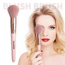 MAANGE 1 Pcs Makeup Blush Brush Face Cosmetic Foundation Powder Blending Brush Wood Handle Professional Make Up Brush Kits Tool 2024 - buy cheap