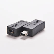 1 шт. 4 типа прямой/L-образный черный микро/мини-USB гнездовой к Мини/микро-USB Мужской адаптер для зарядного устройства коннектор конвертер адаптер 2024 - купить недорого