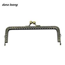 1 Piece 15 CM Antique Bronze Square Metal Purse Frame Carved Kiss Clasp Bag Accessory 2024 - buy cheap