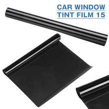 Mayitr 50x100cm VLT 15% Black Car Auto House Glass Window Tint Tinting Film Roll With Scraper Solar Film Adiabatic 2024 - buy cheap