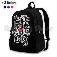 Justice Lucky Outdoor Hiking Backpack Riding Climbing Sports Bag Janet Justice Poetic Justice Lucky 2Pac Goals Relationship 2024 - buy cheap