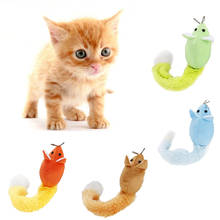 Ratón de juguete para gato, juguete interactivo para masticar de felpa, Catmint, gatitos y mascotas, Catnip Teaser de cola larga, juego de entrenamiento rata ratones Suply 2024 - compra barato