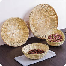 Handmade Chinese Style Bamboo Cane Basket Storage for Storage Food Egg Vegetable Eco-Friendly Sundries Bamboo Basket 2024 - buy cheap
