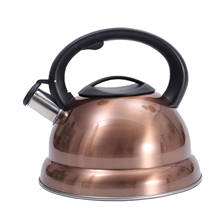 3L Нержавеющая сталь чайник со свистком Чай чайник плита Чай горшок с термостойкий ручкой для газовых индукционных плит чайники 2024 - купить недорого