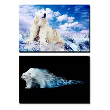 Animal DIY Painting By Numbers HandPainted Polar Bear Oil Painting Adults Kit Picture Colouring By Number Home Decor Unique Gift 2024 - buy cheap