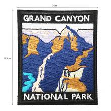 Ferro feito sob encomenda no parque nacional do grand canyon do remendo do bordado emblema tecido diy personalizado serviço do logotipo 2024 - compre barato