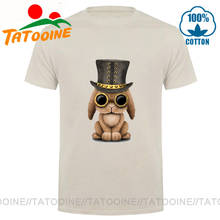 Tatooine-Camiseta con estampado de conejo y bebé para hombre, remera de Steampunk, liebre, Kawaii, Coney, Cony 2024 - compra barato