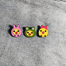 Chicken Enamel Pins Cartoon Badge Custom Kitten Brooches Lapel pin Jeans shirt Bag Cute Animal Jewelry Gift Brooch For Women 2024 - buy cheap