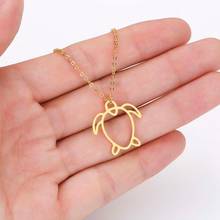 CHENGXUN Cute Turtle Pendant Necklace Layering Hollow Necklace for Women Girls Animal Protection  for Friends 2024 - buy cheap
