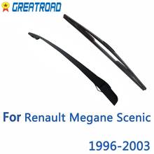 Escobilla de limpiaparabrisas y brazo trasero de 16 "para Renault Megane Scenic, 1996-2003, 1997, 98, 99, parabrisas, 2002, 2001, 1999 2024 - compra barato