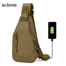 USB Tactical Molitary Bag Sling Backpack Hunting Fishing Shoulder Bags Hiking Climbing Camping Bag Outdoor Sport Men Bag XA226A 2024 - buy cheap