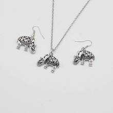 Vintage Charm Cutout Elephant Pendant Necklace Fashion Lady Gift Wedding 2024 - buy cheap