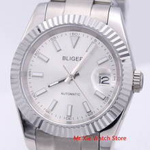 Bliger 40mm Automatic Mechanical Watch Men Luxury Calendar Luminous Waterproof Sapphire Glass Stainless Steel Case Men's Watch 2024 - buy cheap