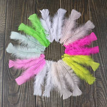 50Pcs Colorful Fluffy Turkey Feathers 15-20CM Natural Plumes For Crafts DIY Wedding Jewelry Making Accessory Carnival Decoration 2024 - buy cheap