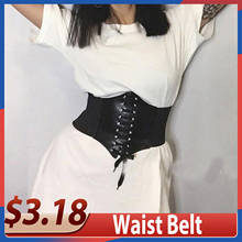 MISS M Women Ultra Super Wide Belt PU Elastic Corset Belt Fashion Wide Waist Belt Ladies Clothing Accesoories Female Decorations 2024 - buy cheap