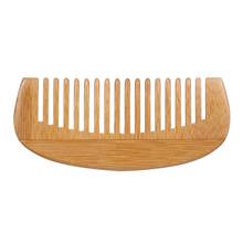 Crescent Comb 12*5.2cm Nan Bamboo Crescent Hair Portable Hairdressing Comb Wooden Anti-static Massage Scalp Combs  2024 - buy cheap
