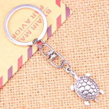 New Fashion Keychain 30x15mm tortoise turtle sea Pendants DIY Men Jewelry Car Key Chain Ring Holder Souvenir For Gift 2024 - buy cheap