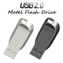 Silver/Black Metal USB 2.0 flash drive 4GB 8GB 16GB pendrive 32GB 64GB 128GB pen drive usb flash memory Stick u disk 2024 - buy cheap