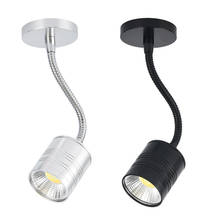 led Spot lights 7W COB AC12V 230V Flexible Tube led Ceiling Wall Lamps Hose Track Light for Jewelry  Showcase Counter/Exhibition 2024 - buy cheap