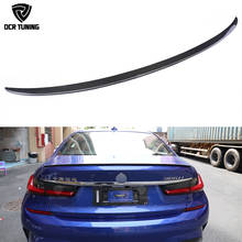 For BMW G20 Spoiler Carbon Fiber Material M Performance 2018 - UP 320i 320D NEW 3 Series G20 Carbon Fiber Rear Trunk Wings 2024 - buy cheap