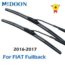 MIDOON-escobillas de limpiaparabrisas para FIAT Fullback Fit, brazos de gancho, 2016, 2017 2024 - compra barato