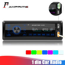 Amprime-rádio automotivo com tela sensível ao toque, 1din, digital, bluetooth, som estéreo, música, 12v, reprodutor de mp3 2024 - compre barato