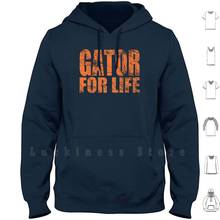 Gator For Life-Sudadera con capucha de manga larga para hombre y mujer, prenda deportiva de Gator For Life con capucha de Gainesville, de los Estados Unidos, para fútbol universitario, Acc 2024 - compra barato