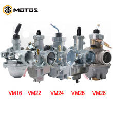 ZS MOTOS Motorcycle Mikuni VM16 22 26 DT125 Carburetor 20mm 24mm 26mm 30mm Carb For 110cc to 250cc Dirt Pit Bike ATV Quad Carb 2024 - buy cheap