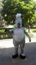 Traje de mascote zebra, fantasia, jogo para festa, animal, roupas, promoção de publicidade, carnaval, dia das bruxas, deslize para adultos 2024 - compre barato